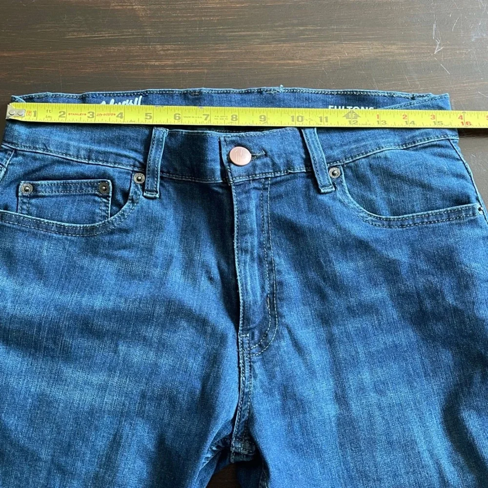 Mugsy Fultons Mens Dark Wash Slim Straight Stretch Jeans‎ 32x30 Indigo FLX3NFU